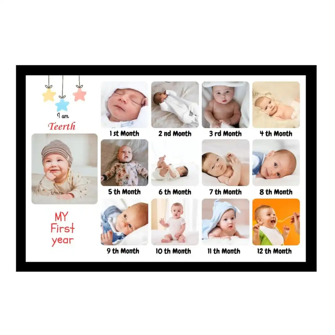 my-1st-year-baby-12-month-milestone-frame-gif34 Personalized Baby's First Year Growth Journey Photo Frame Tracking 1 to 12 Months Milestones with Custom Baby Name